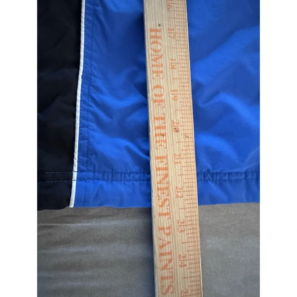 Adidas Blue Windbreaker Jacket Kids XL Big Logo 3 Stripe Athletic‎ Coat